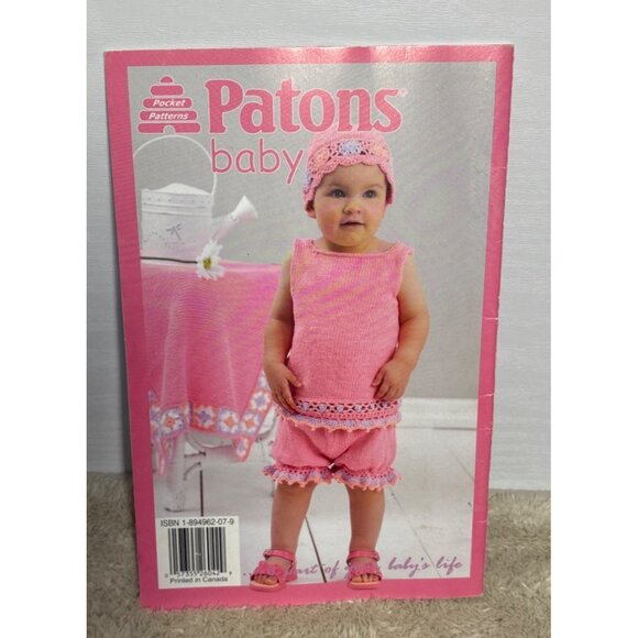 Patons Baby Crochet Pattern Booklet Cutie Pie 500809 CC 2003 - Picture 2 of 6